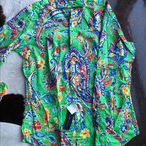 Ralph Lauren. Tropical print shirt. Men. Size Small. Brand new w/tags